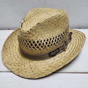 Panama Jack USA vintage straw hat unisex/mens medium